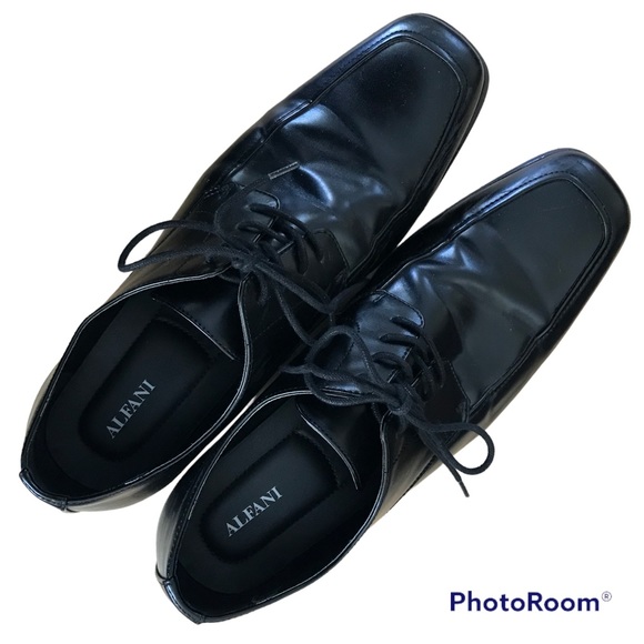 Alfani Other - Alfani Ralphie Men’s Black Lace-Up Oxfords Sz. 13